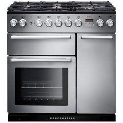 Rangemaster Nexus 90 Dual Fuel Range Cooker White